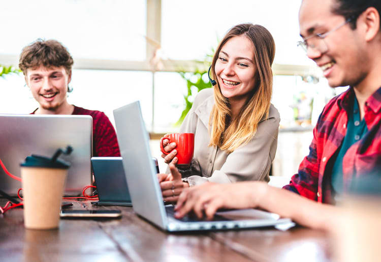 A tech startup learning about reseller hosting.